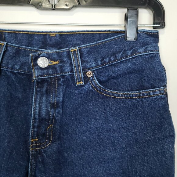 Levi's Womens Vintage USA Y2K 90s Superlow Boot Cut Jeans 29x31 Medium/Dark Wash - Picture 4 of 9